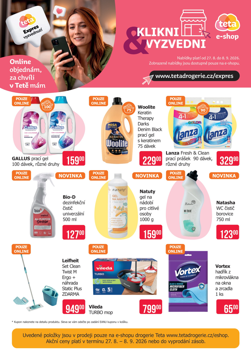 Leták Teta drogerie - Speciální nabídka e-shop - strana 2