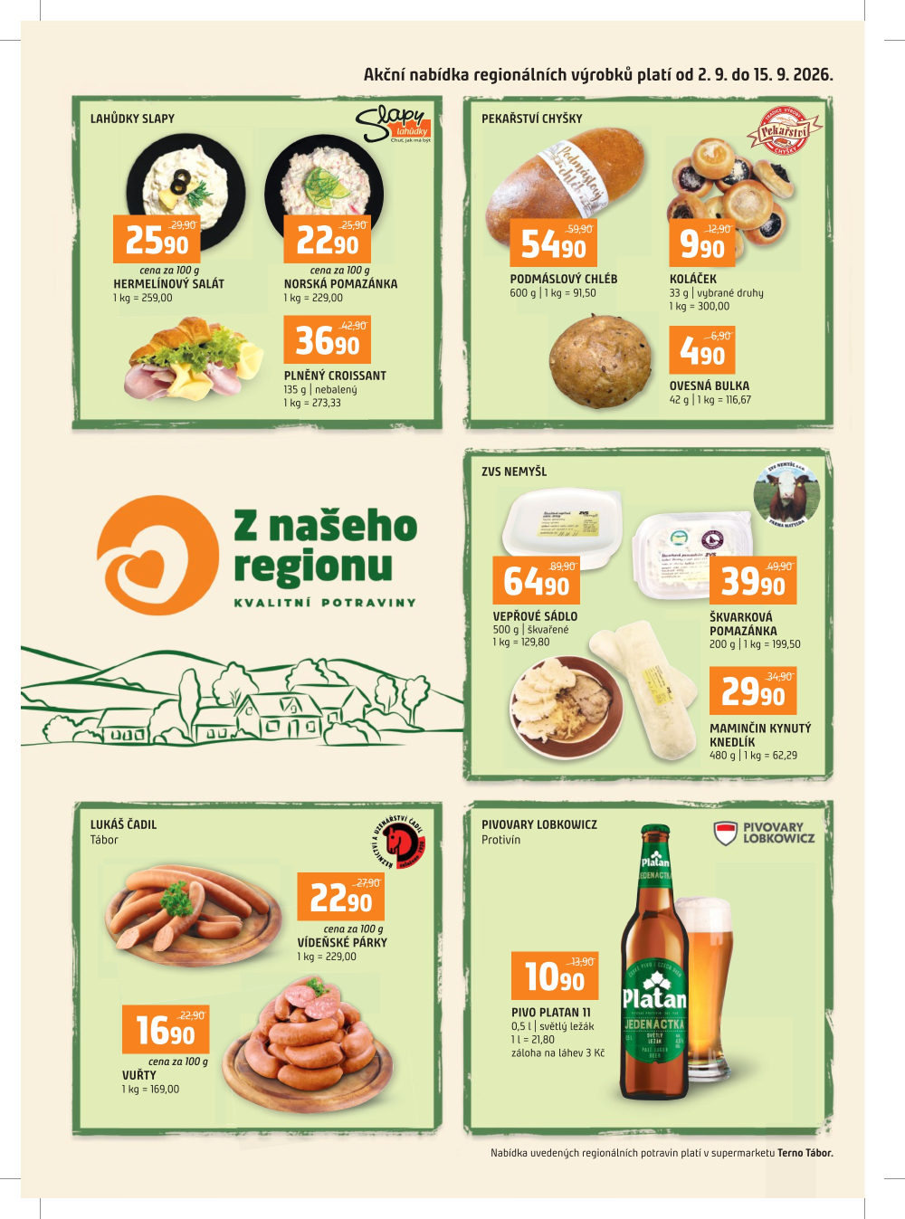 Leták Terno leták - Tábor - strana 16