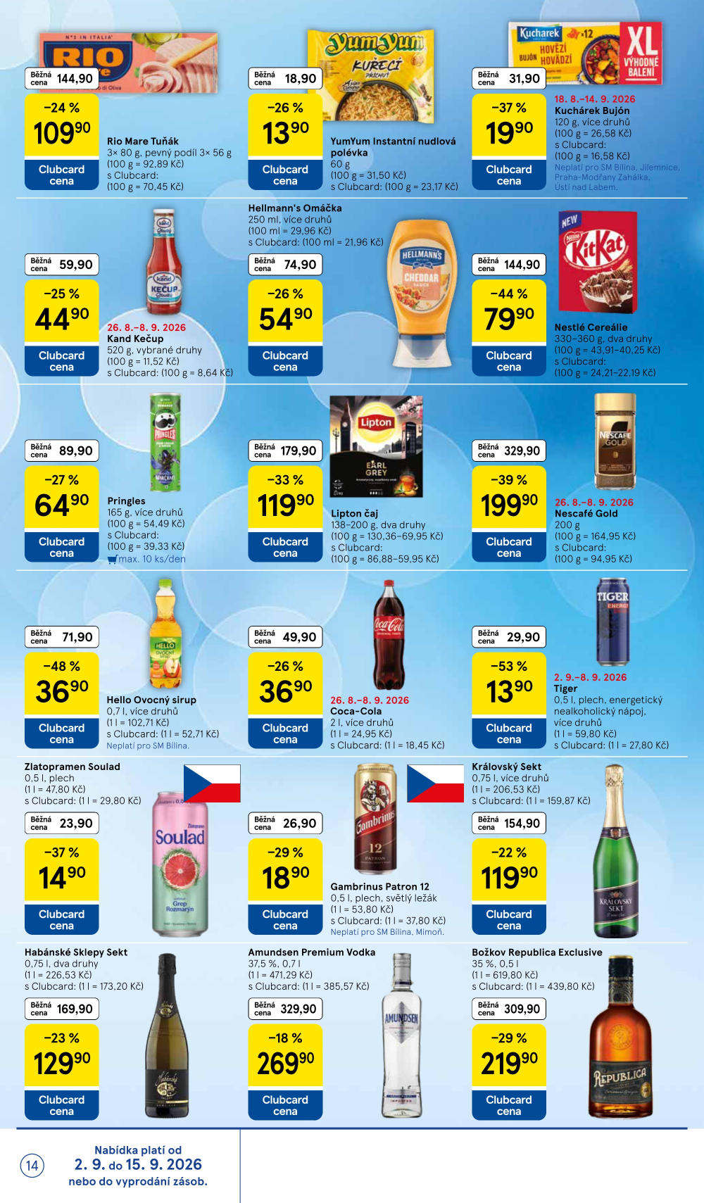 Leták Tesco supermarket leták - strana 14