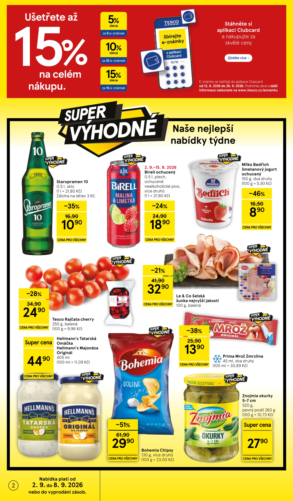 Leták Tesco supermarket leták - strana 2