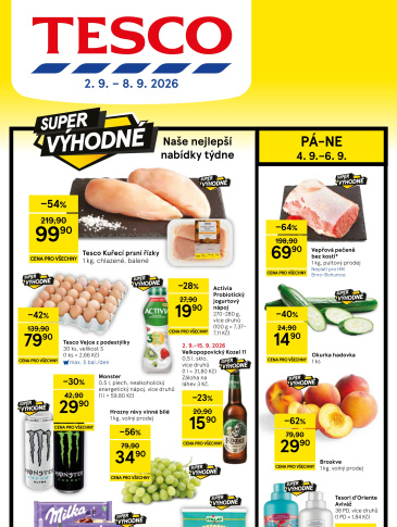 Tesco hypermarket leták