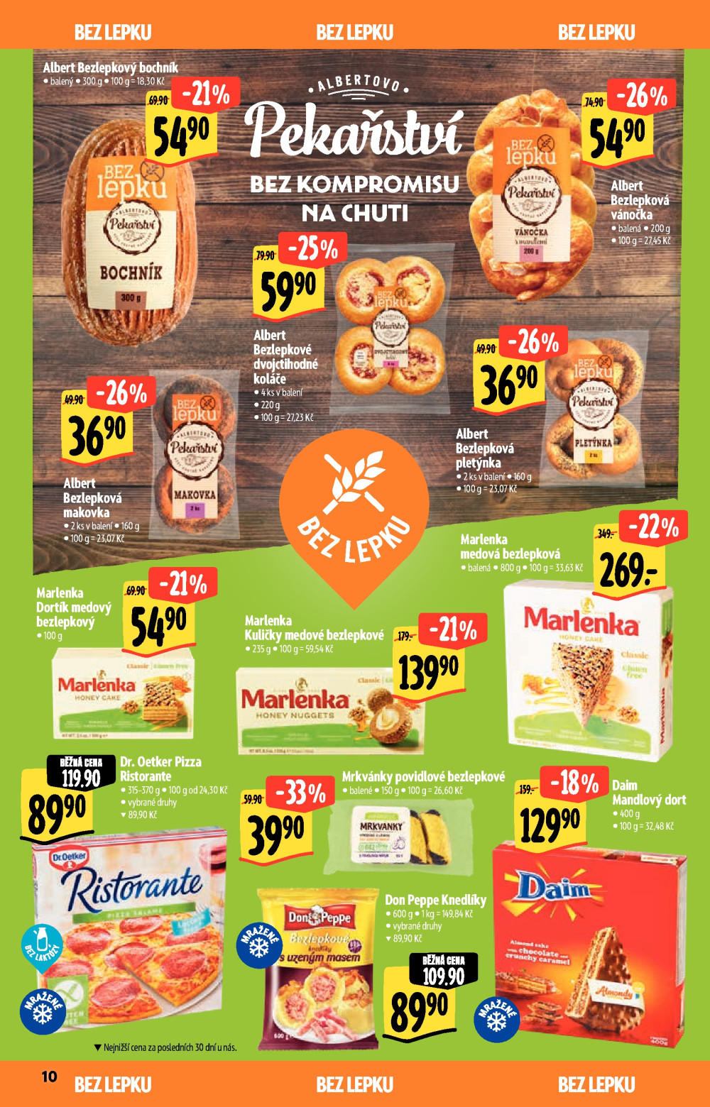 Leták Albert Hypermarket leták - Zdravé jídlo - strana 10