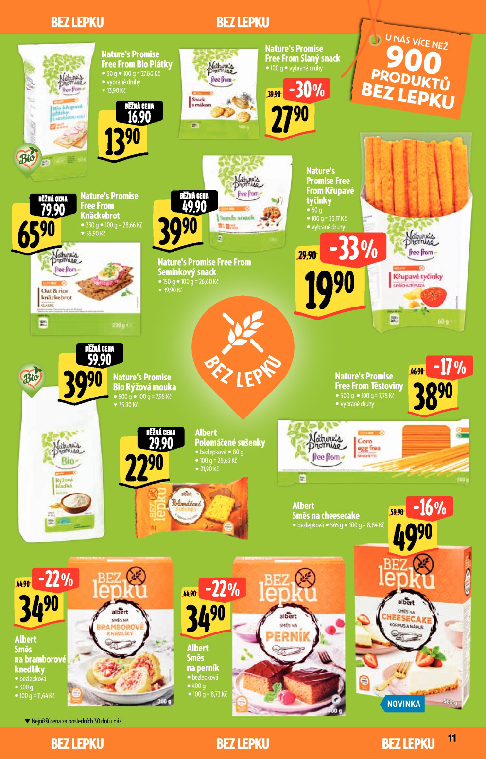 Leták Albert Hypermarket leták - Zdravé jídlo - strana 11