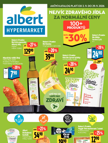 Albert Hypermarket leták - Zdravé jídlo