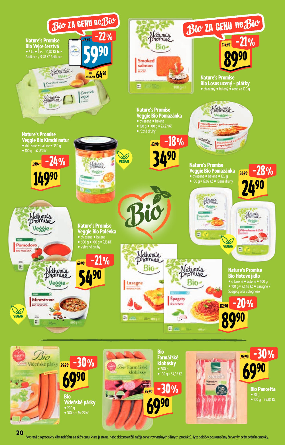 Leták Albert Hypermarket leták - Zdravé jídlo - strana 20