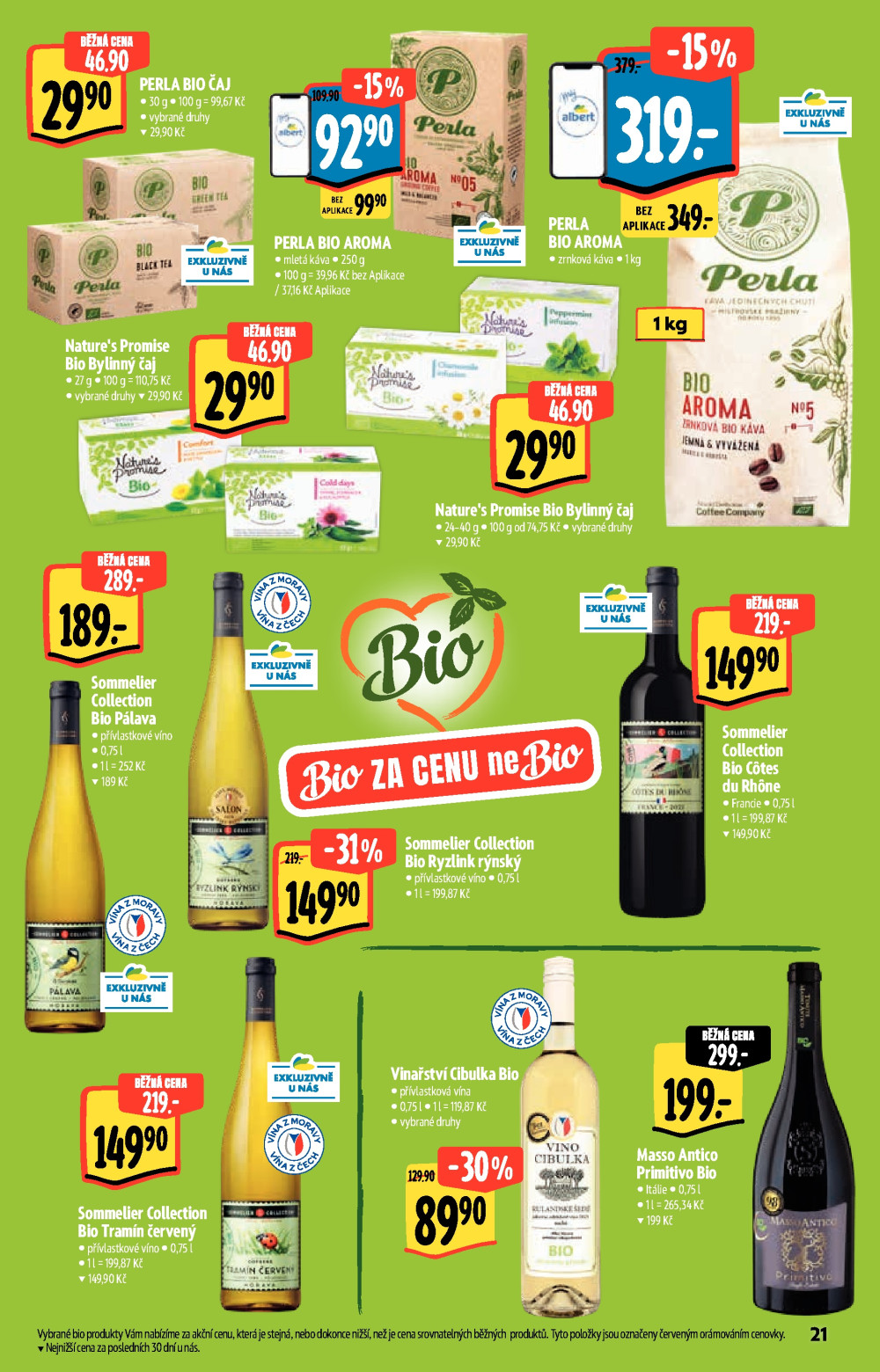 Leták Albert Hypermarket leták - Zdravé jídlo - strana 21