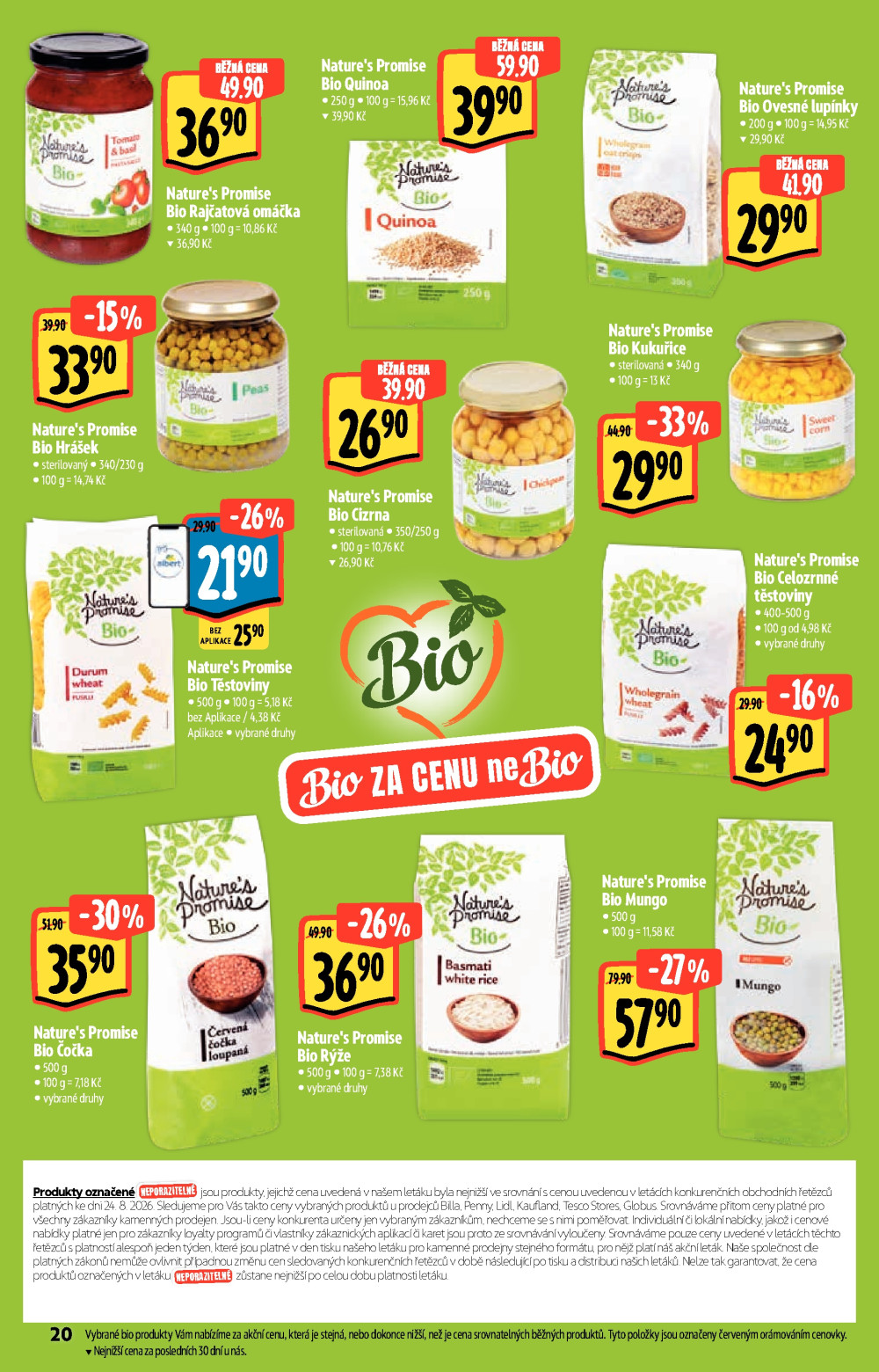 Leták Albert Hypermarket leták - Zdravé jídlo - strana 22