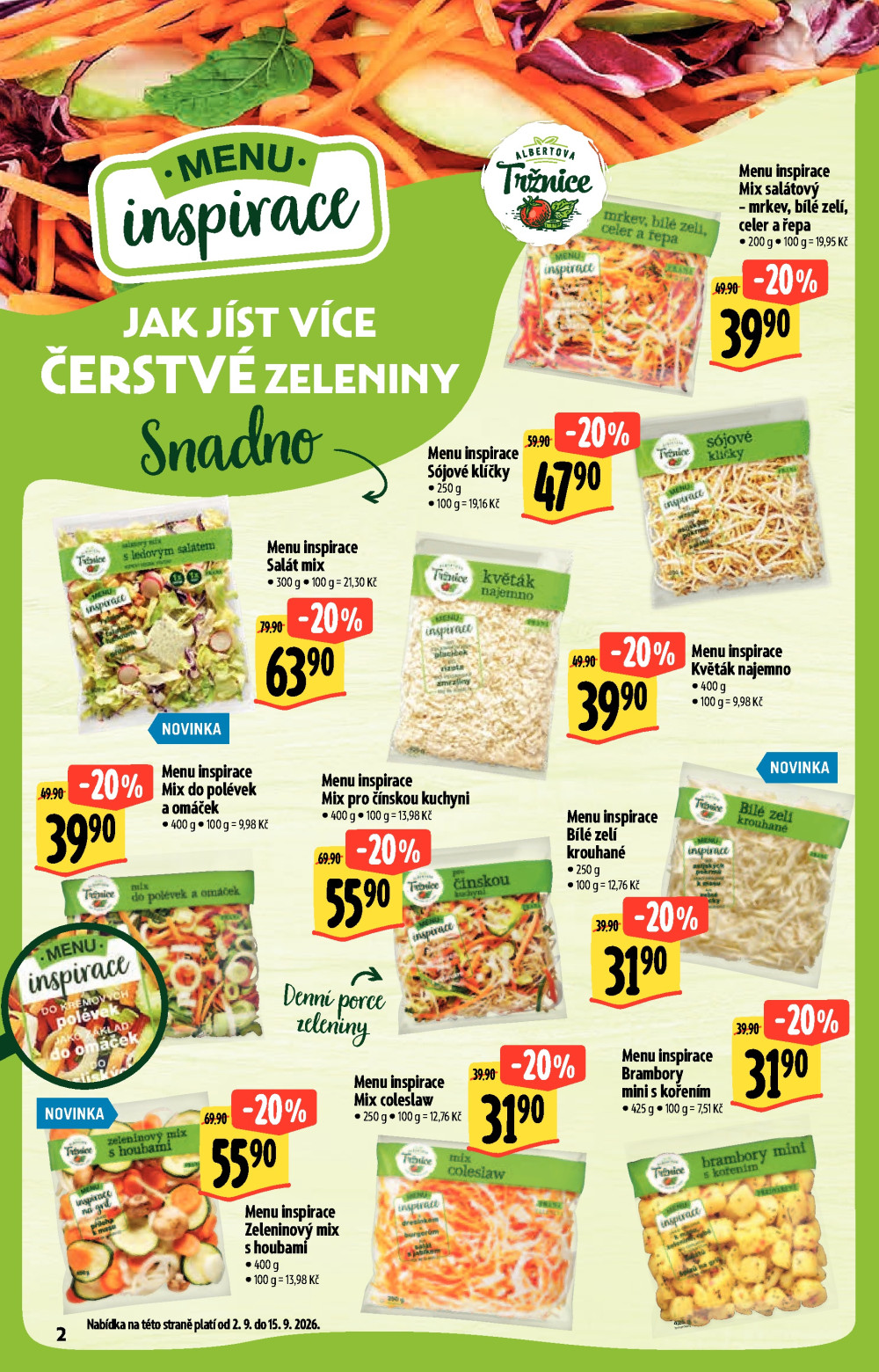 Leták Albert Hypermarket leták - Zdravé jídlo - strana 2