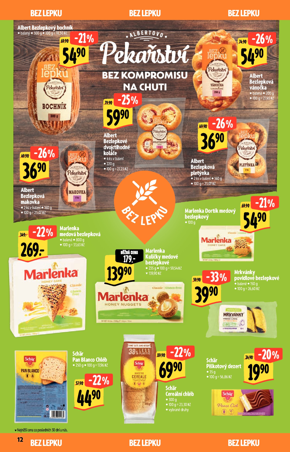 Leták Albert Supermarket leták - Zdravé jídlo - strana 12