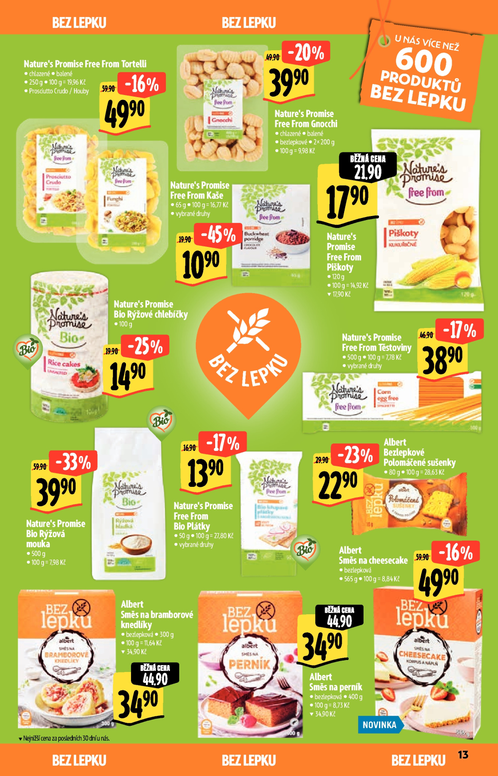 Leták Albert Supermarket leták - Zdravé jídlo - strana 13