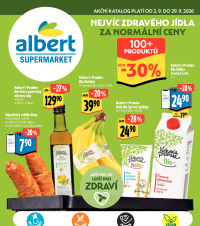 Akční leták Albert Supermarket  - Zdravé jídlo