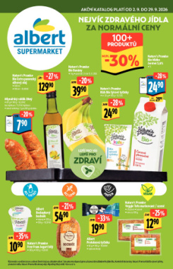 Albert Supermarket leták - Zdravé jídlo