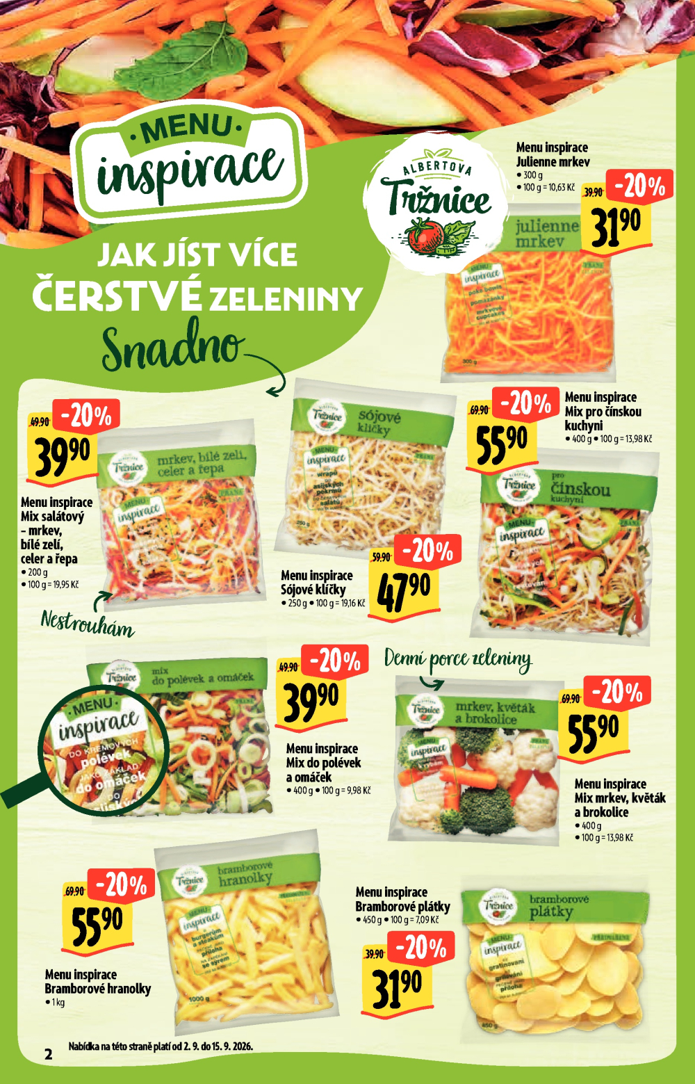 Leták Albert Supermarket leták - Zdravé jídlo - strana 2