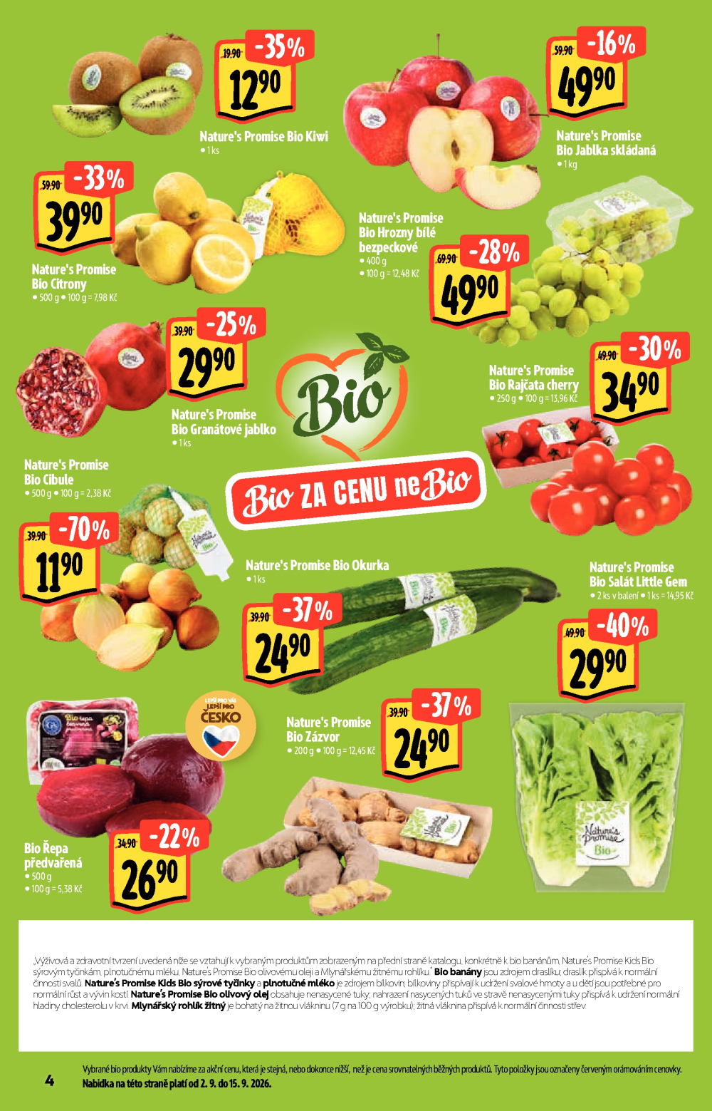 Leták Albert Supermarket leták - Zdravé jídlo - strana 4