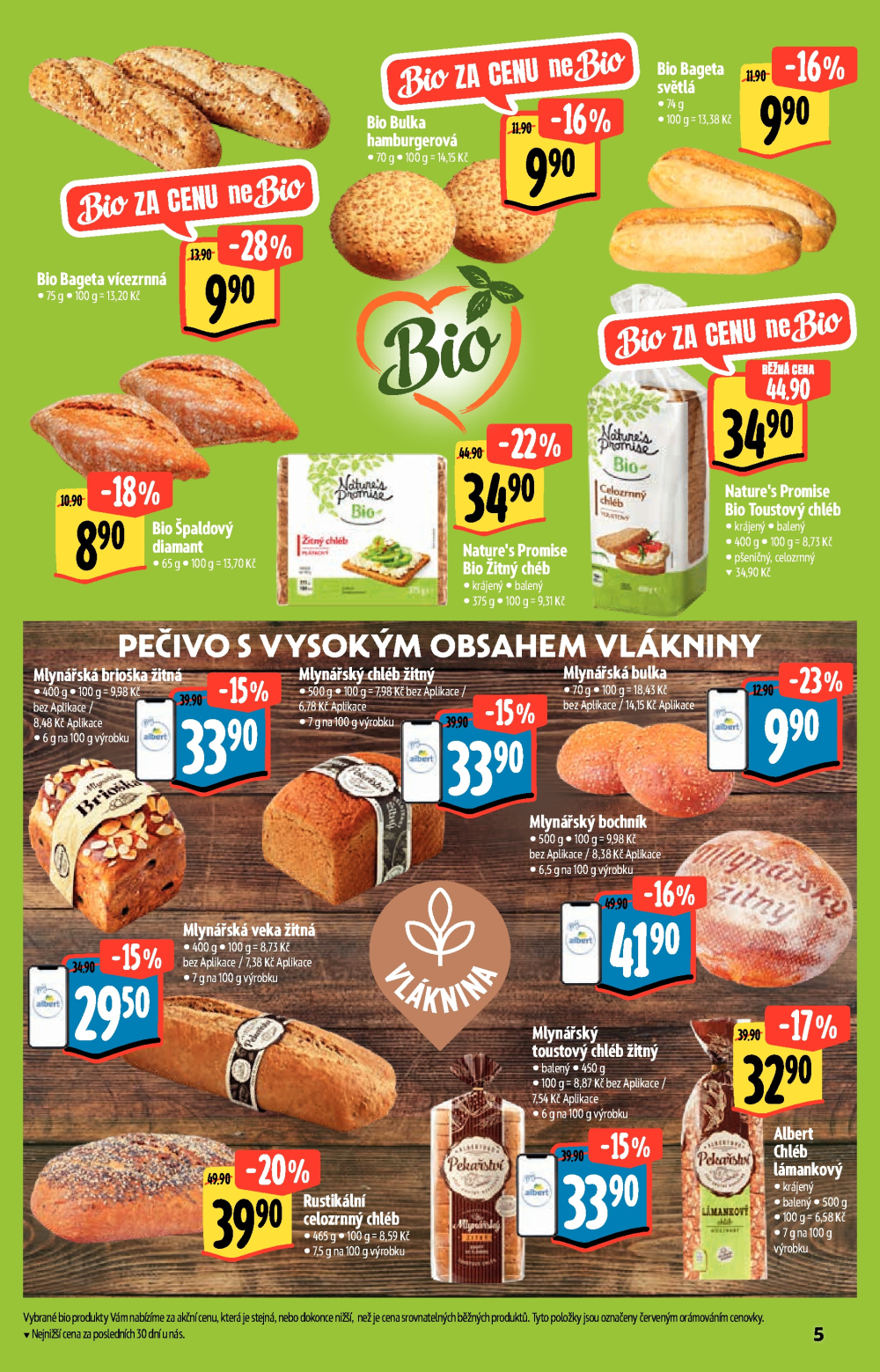 Leták Albert Supermarket leták - Zdravé jídlo - strana 5