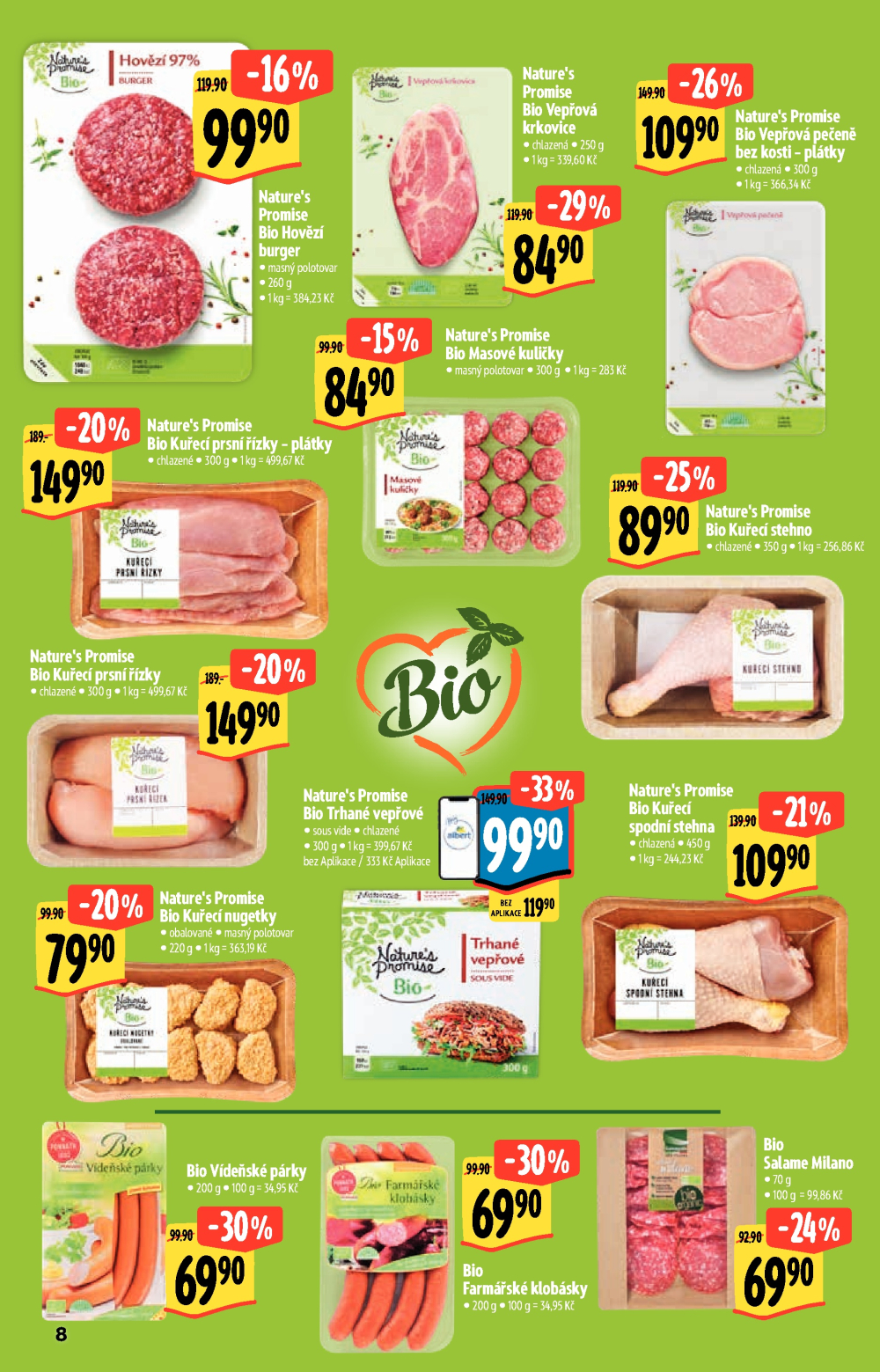Leták Albert Supermarket leták - Zdravé jídlo - strana 8