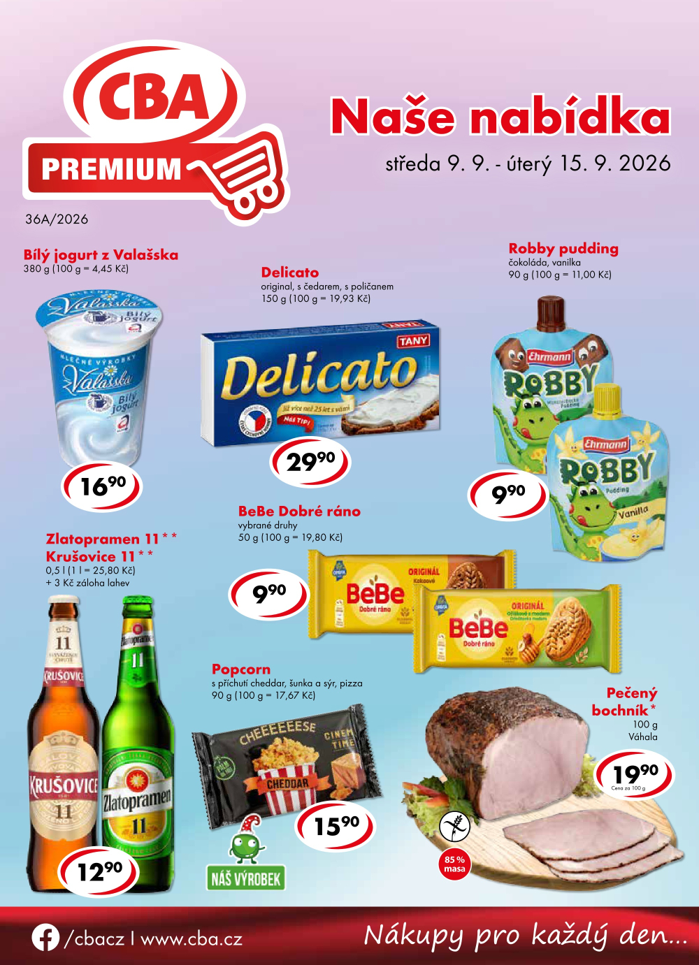 Leták CBA Premium leták - strana 1