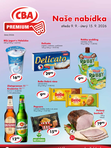 CBA Premium leták
