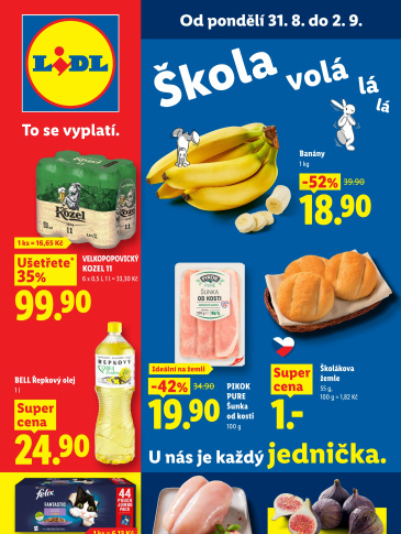 Lidl leták od pondělí