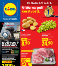 Akční leták Lidl  od čtvrtka