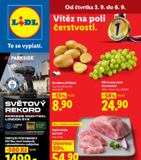 Akční leták Lidl  od čtvrtka