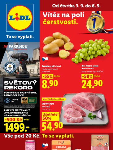 Lidl leták od čtvrtka