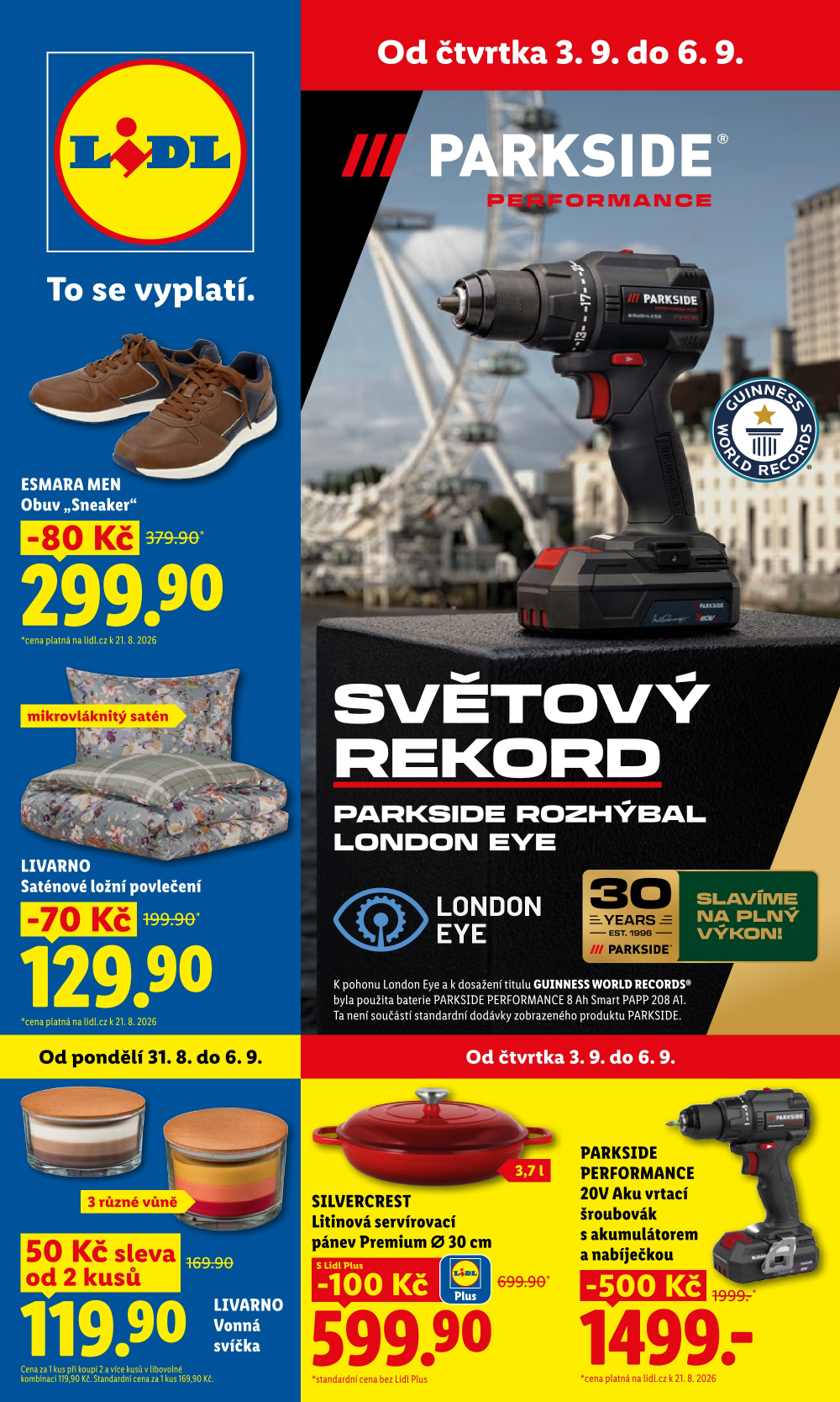 Leták Lidl leták - Nabídka spotřebního zboží - strana 1
