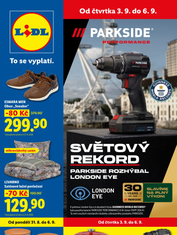 Lidl leták - Nabídka spotřebního zboží