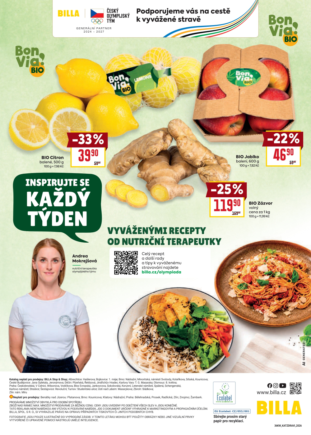 Leták BILLA leták - Alternativní a bio výživa - strana 13