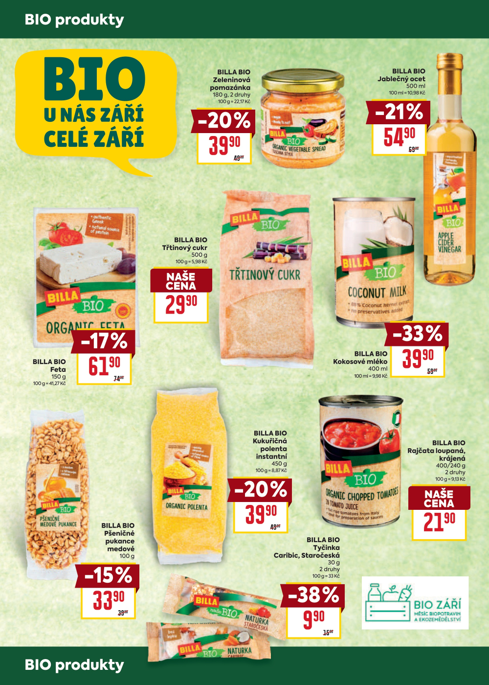 Leták BILLA leták - Alternativní a bio výživa - strana 2