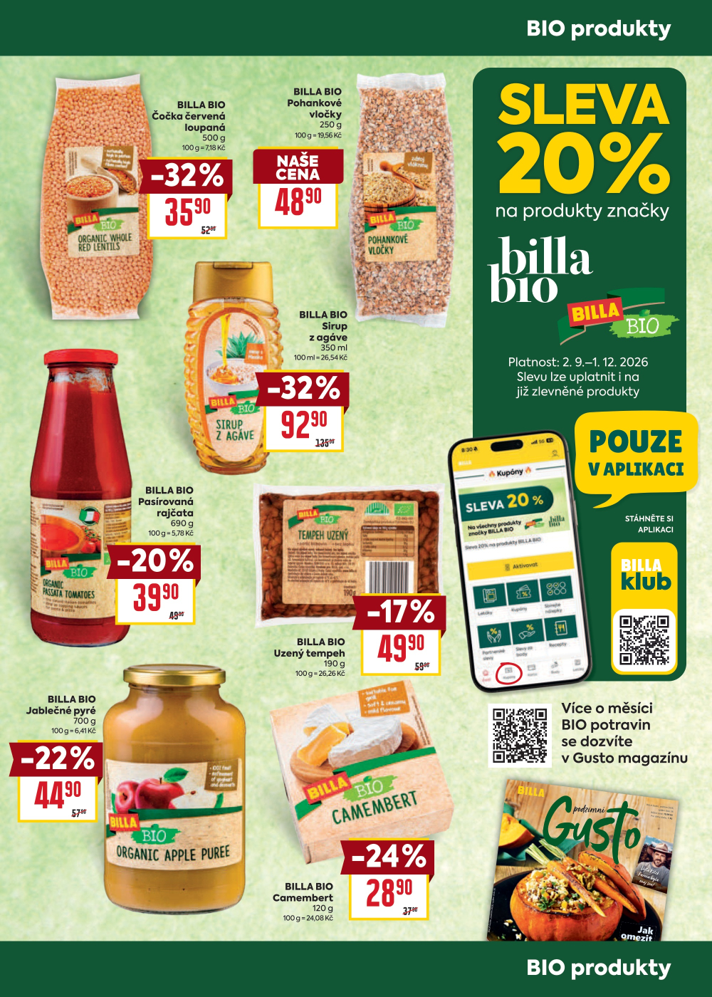 Leták BILLA leták - Alternativní a bio výživa - strana 3