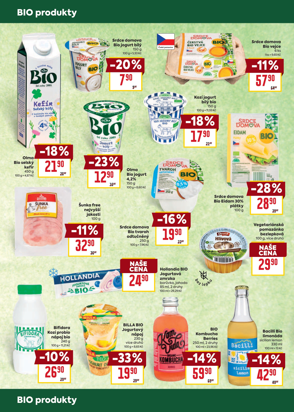 Leták BILLA leták - Alternativní a bio výživa - strana 4