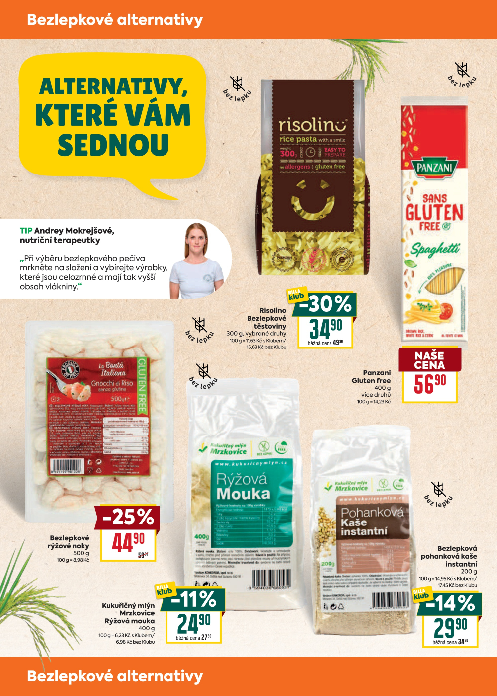 Leták BILLA leták - Alternativní a bio výživa - strana 8