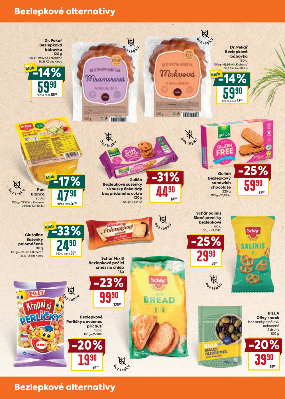 Leták BILLA leták - Alternativní a bio výživa - strana 9