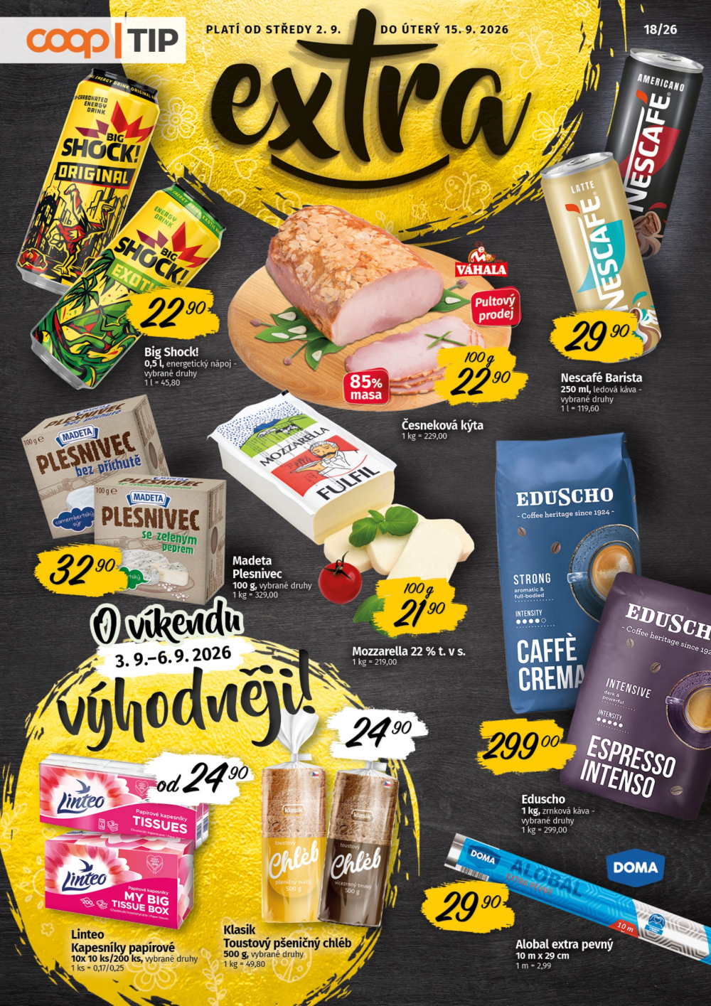 Leták COOP leták - TIP Extra - strana 1