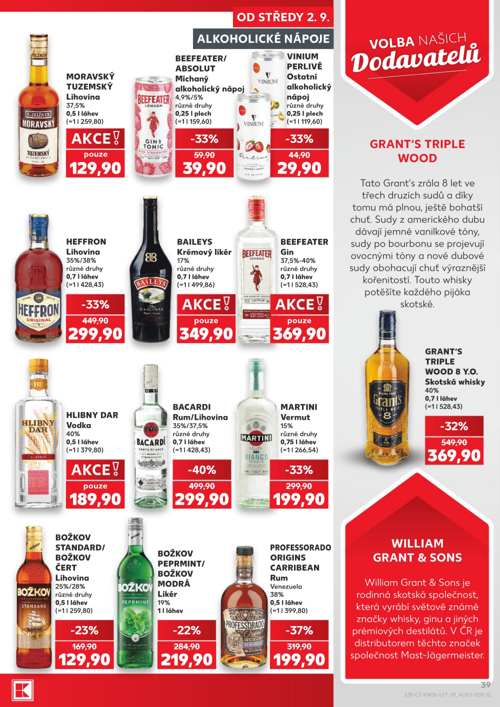 Leták Kaufland leták Praha 3 - Jarov - strana 39