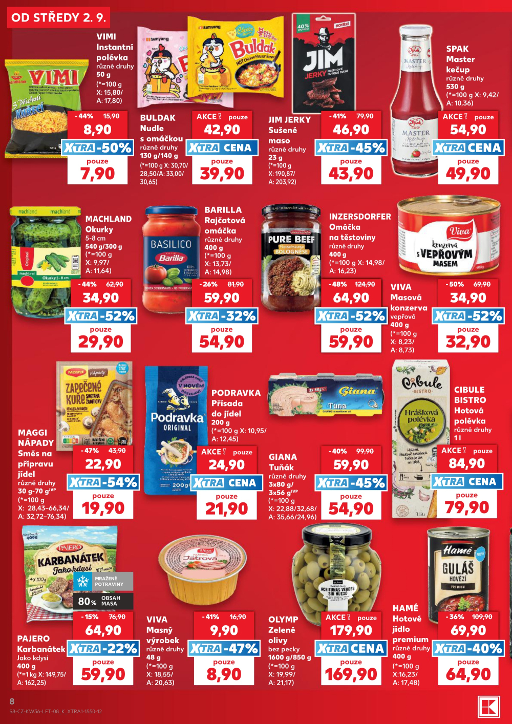 Leták Kaufland leták Praha 3 - Jarov - strana 8