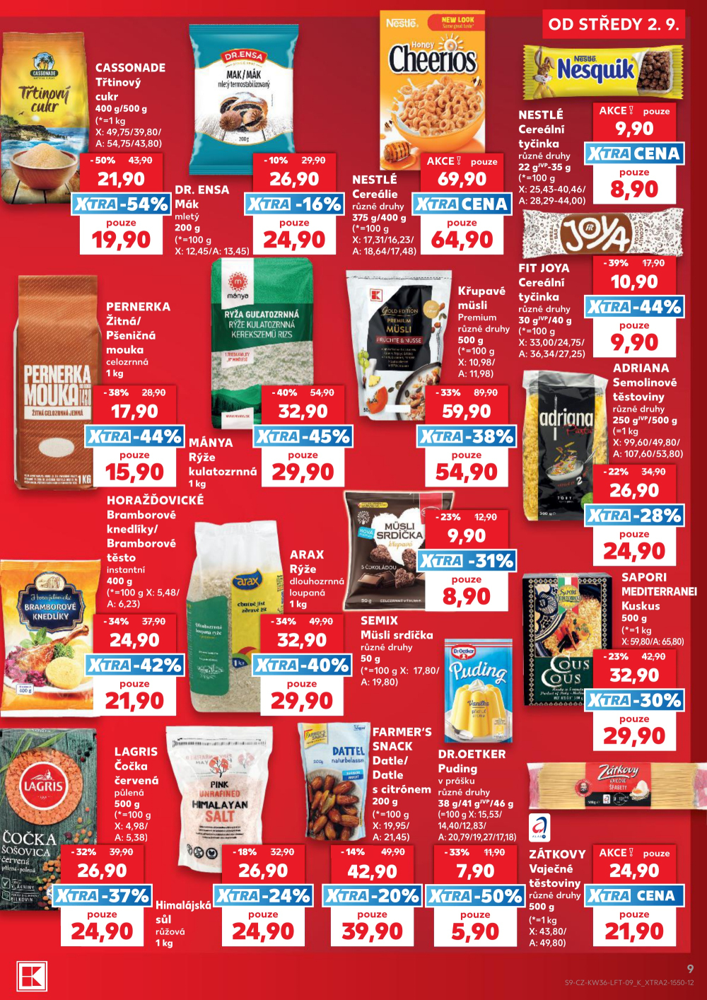 Leták Kaufland leták Praha 3 - Jarov - strana 9