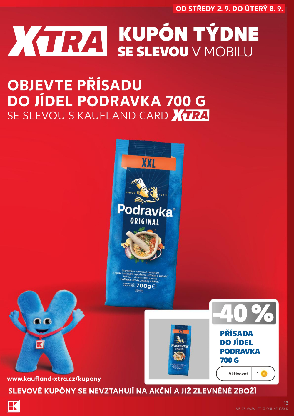 Leták Kaufland leták Praha 4 - Modřany - strana 13