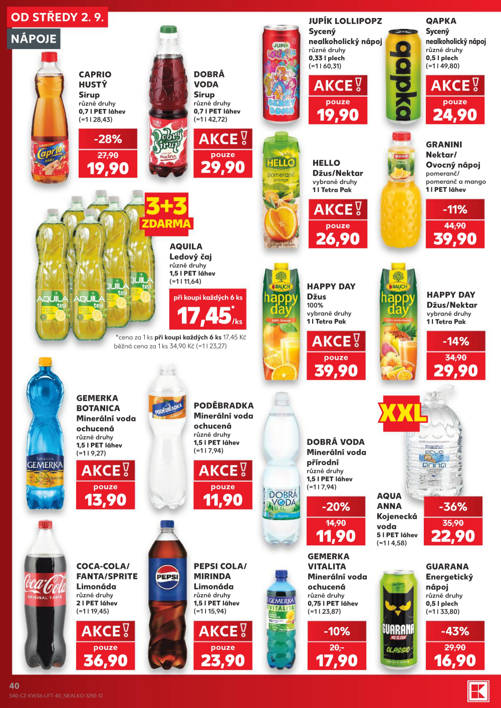 Leták Kaufland leták Praha 4 - Michle - strana 40
