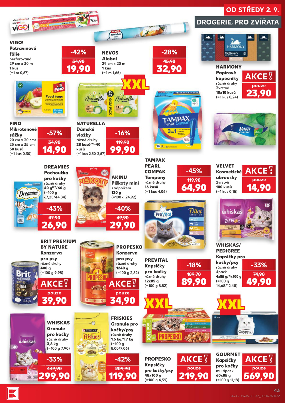 Leták Kaufland leták Praha 4 - Michle - strana 43
