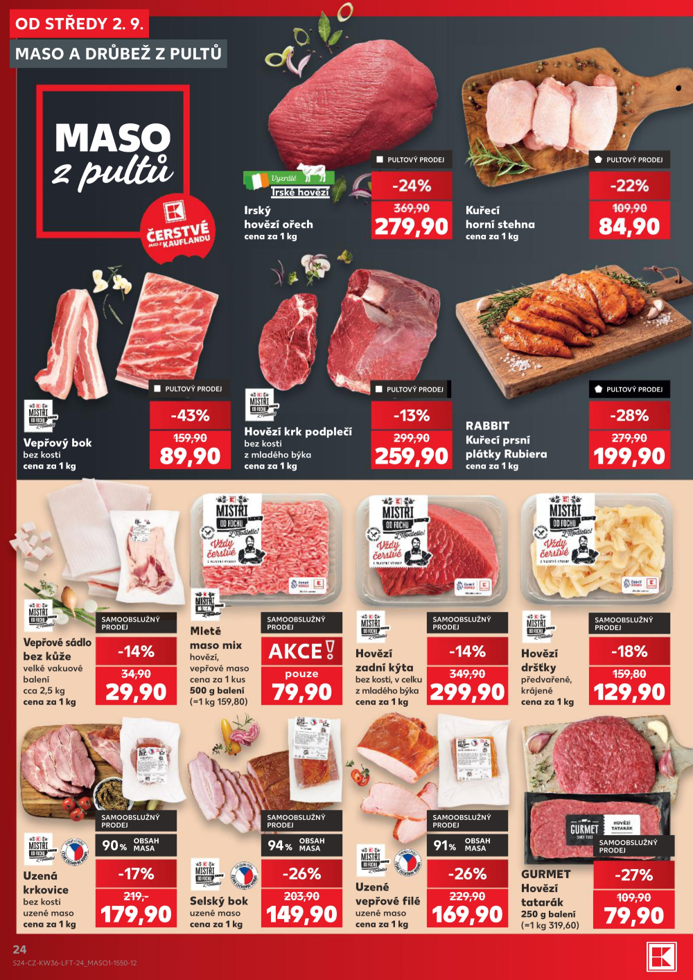 Leták Kaufland leták Praha 8 - Libeň - strana 24