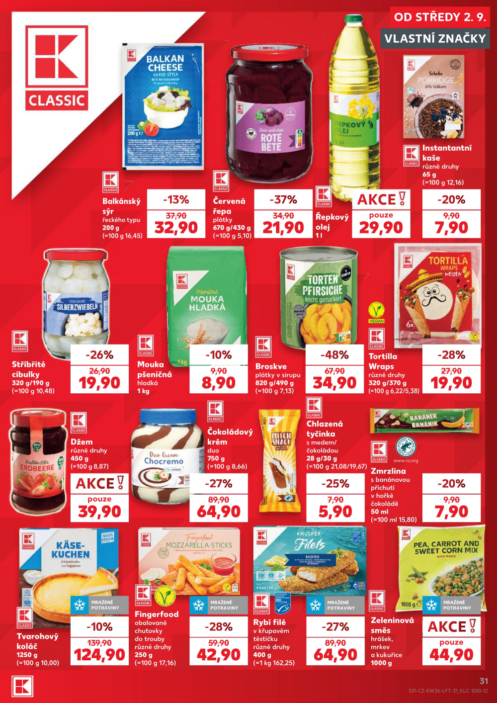 Leták Kaufland leták Praha 8 - Libeň - strana 31