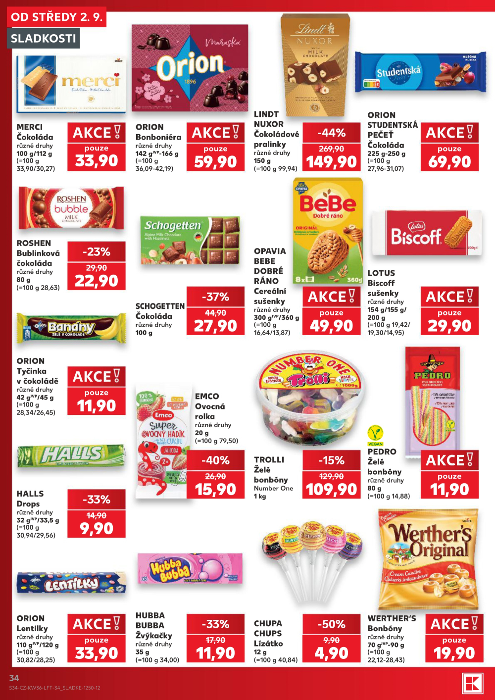 Leták Kaufland leták Praha 8 - Libeň - strana 34