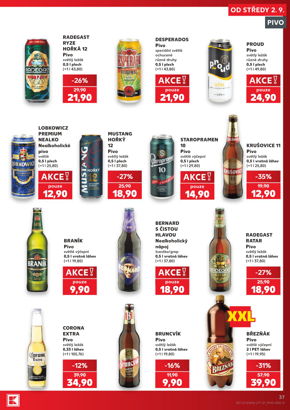 Leták Kaufland leták Praha 8 - Libeň - strana 37