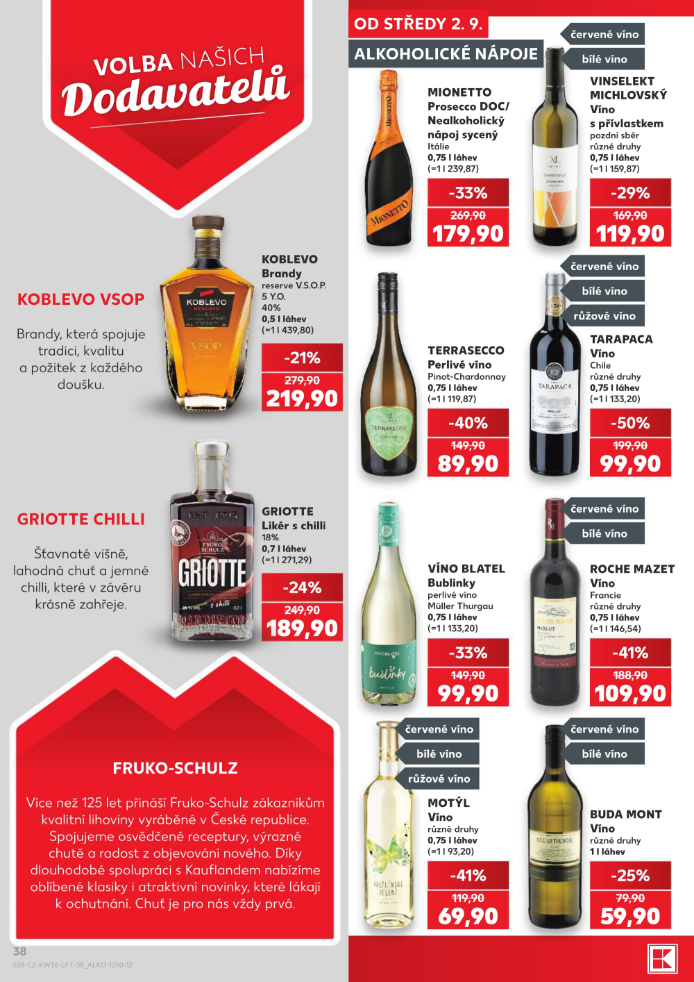 Leták Kaufland leták Praha 8 - Libeň - strana 38