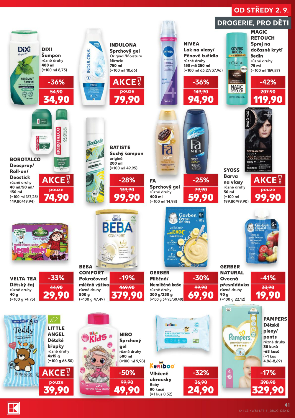 Leták Kaufland leták Praha 8 - Libeň - strana 41