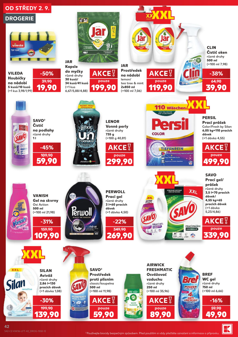 Leták Kaufland leták Praha 8 - Libeň - strana 42