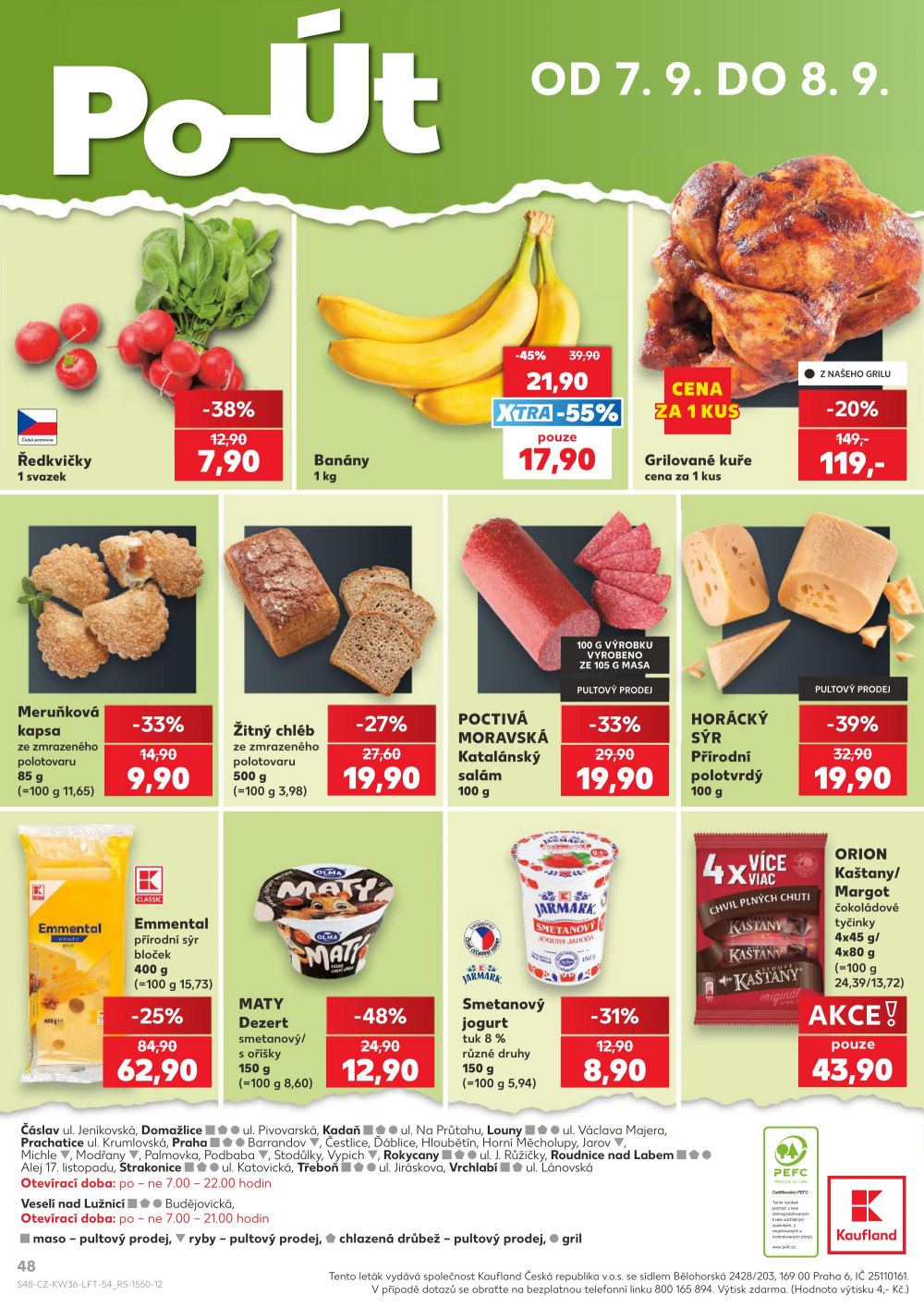 Leták Kaufland leták Praha 8 - Libeň - strana 48