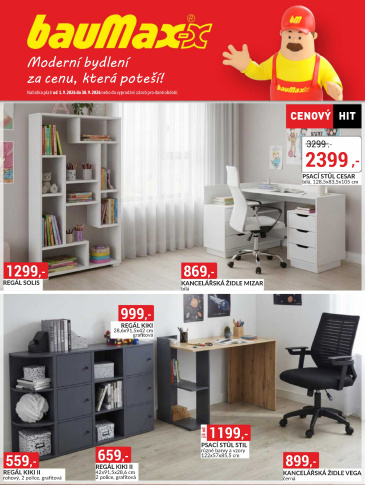 Baumax leták - Moderní bydlení za cenu, která potěší!